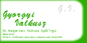 gyorgyi valkusz business card